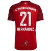 Officiële Voetbalshirt FC Bayern München Lucas Hernandez 21 Thuis 2021-22 - Heren